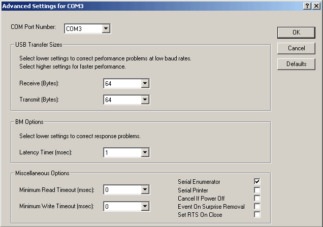 Smartmouse USB VCP setup